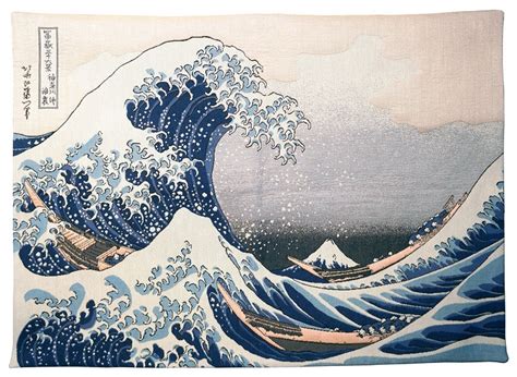 the great wave of kanagawa tapestry